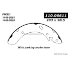 1994 Hyundai Elantra Brake Shoe Set 1