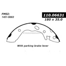 Centric Parts 111.06631 Brake Shoe Set 2