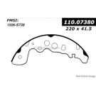 2000 Chevrolet Tracker Brake Shoe Set 1