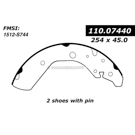 2000 Honda Odyssey Brake Shoe Set 2