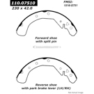 2000 Saturn LS2 Brake Shoe Set 1