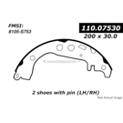 Centric Parts 111.07530 Brake Shoe Set 1
