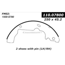 Centric Parts 111.07800 Brake Shoe Set 2