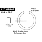 Centric Parts 111.07840 Parking Brake Shoe 2