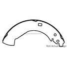 2007 Gmc Sierra 1500 Classic Brake Shoe Set 1