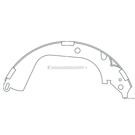 2011 Gmc Canyon Brake Shoe Set 1