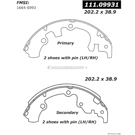 Centric Parts 111.09931 Brake Shoe Set 1