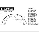 1966 Chevrolet Malibu Brake Shoe Set 5