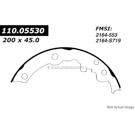 1982 Buick Skyhawk Brake Shoe Set 1
