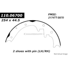 2000 Jeep Cherokee Brake Shoe Set 1