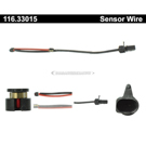 Centric Parts 116.33015 Brake Pad Sensor 1