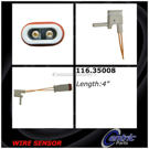 Centric Parts 116.35008 Brake Pad Sensor 4