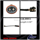 2012 Mercedes Benz SL550 Brake Pad Sensor 4