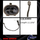 2012 Chevrolet Corvette Brake Pad Sensor 1