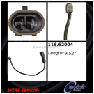 2012 Chevrolet Corvette Brake Pad Sensor 4