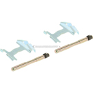 1976 Volkswagen Super Beetle Disc Brake Hardware Kit 2