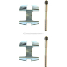 1976 Volkswagen Super Beetle Disc Brake Hardware Kit 1