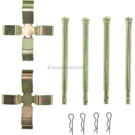 1976 Audi Fox Disc Brake Hardware Kit 1