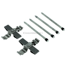 2007 Volkswagen Touareg Disc Brake Hardware Kit 2