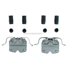 2012 Bmw X5 Disc Brake Hardware Kit 1