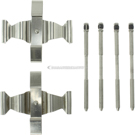 2012 Bmw X5 Disc Brake Hardware Kit 1