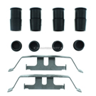 2017 Bmw 330i Disc Brake Hardware Kit 1