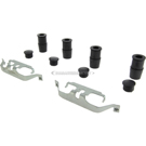 2017 Bmw 330e Disc Brake Hardware Kit 2
