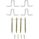1982 Mercedes Benz 380SEC Disc Brake Hardware Kit 1