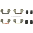 2002 Mercedes Benz C320 Disc Brake Hardware Kit 1