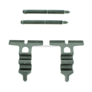 2000 Mercedes Benz S430 Disc Brake Hardware Kit 1