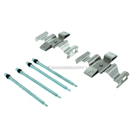 2007 Mercedes Benz C350 Disc Brake Hardware Kit 4