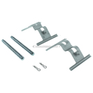 2000 Porsche 911 Disc Brake Hardware Kit 2