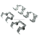 1987 Acura Integra Disc Brake Hardware Kit 2