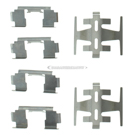 1992 Acura Integra Disc Brake Hardware Kit 4