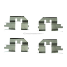 2012 Honda Ridgeline Disc Brake Hardware Kit 1