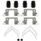 2018 Honda Fit Disc Brake Hardware Kit 1