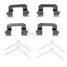 2012 Honda Ridgeline Disc Brake Hardware Kit 1