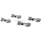 1982 Nissan Stanza Disc Brake Hardware Kit 2