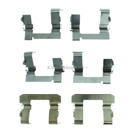 1992 Nissan NX Disc Brake Hardware Kit 1