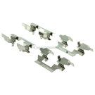 2012 Nissan Leaf Disc Brake Hardware Kit 2