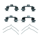 2005 Acura MDX Disc Brake Hardware Kit 1