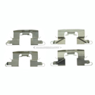 2012 Nissan Pathfinder Disc Brake Hardware Kit 1