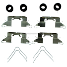 2017 Nissan Versa Note Disc Brake Hardware Kit 1