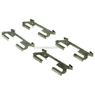 2017 Nissan Leaf Disc Brake Hardware Kit 3