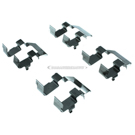 1987 Isuzu Trooper Disc Brake Hardware Kit 3