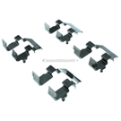 1987 Isuzu Trooper Disc Brake Hardware Kit 2