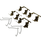 1989 Toyota Celica Disc Brake Hardware Kit 2