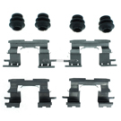 2012 Scion iQ Disc Brake Hardware Kit 1