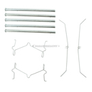 2017 Lexus LX570 Disc Brake Hardware Kit 1