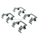 1990 Mitsubishi Sigma Disc Brake Hardware Kit 4